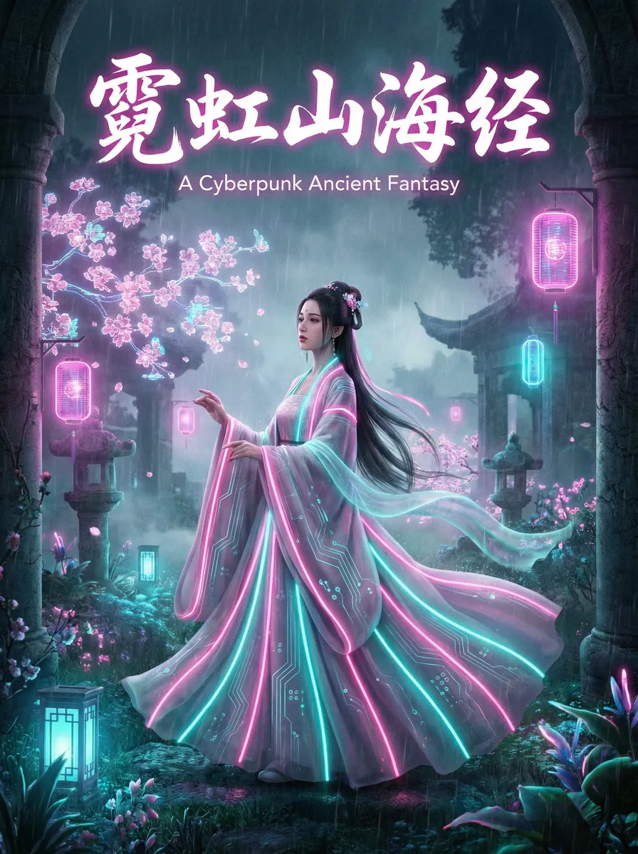 主宰出装 古风奇缘短剧 - 霓虹山海经海报
